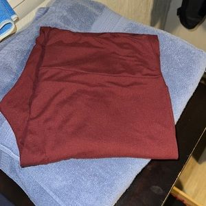 Maroon lularoe leggings